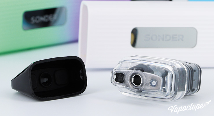 L'orifice de remplissage pour e-liquide du Pod Sonder Q de chez Geek Vape