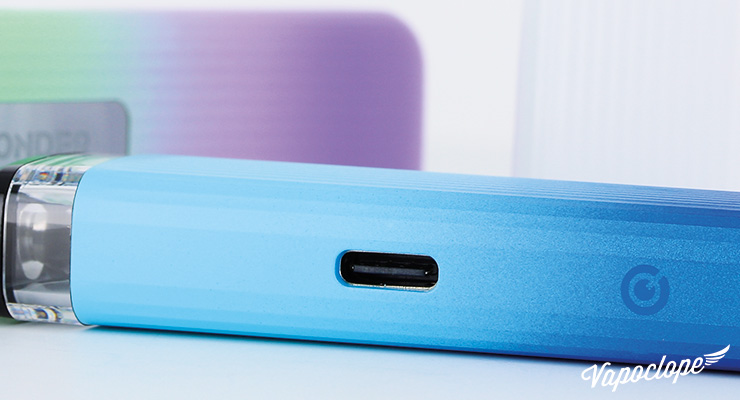 Le port USB-C du Pod Sonder Q de chez Geek Vape