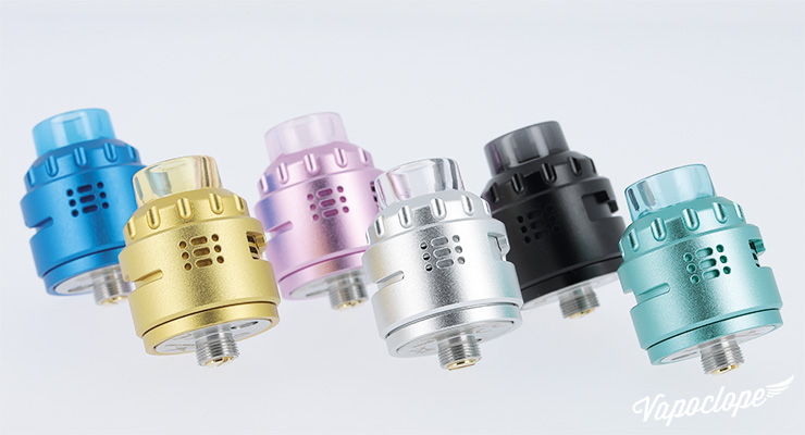 Les différents coloris du Wasp Nano RDA Pro de chez Oumier