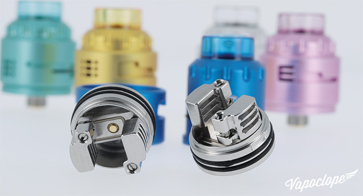 Zoom sur le plateau du Wasp Nano RDA Pro de chez Oumier