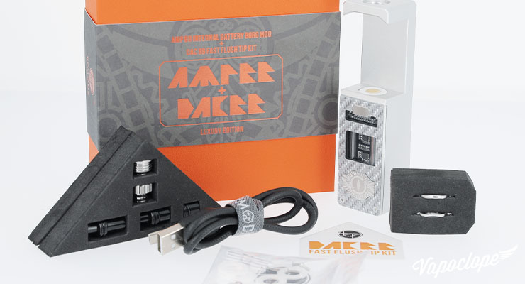 Le contenu du kit du Mod AMPBB Luxury Edition + DACBB Kit de chez BP Mods