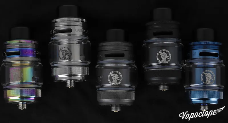 Les déclinaisons du clearomiseur Z Fli de chez Geek Vape