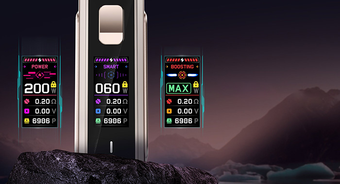 Interface et modes de la Legend III de chez Geekvape