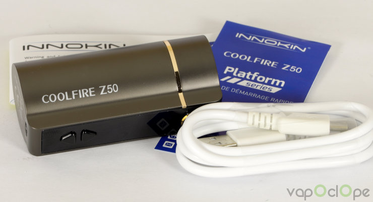 contenu boîte coolfire Z50