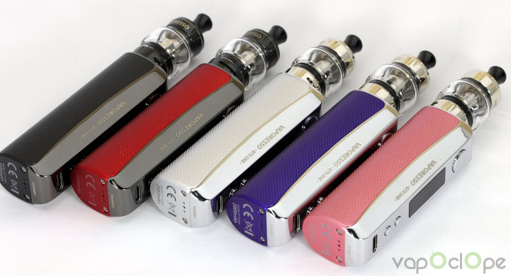toutes les couleurs GTX One e-cigarette