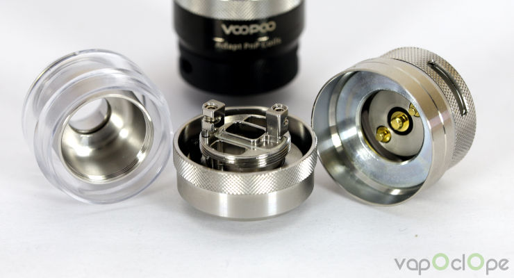 L'atomiseur Drag RTA démonté