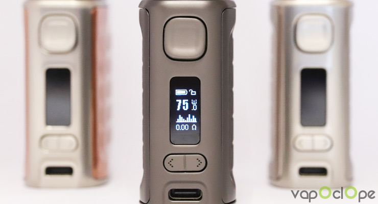 L'écran de la box du kit iStick Pico 2 de chez Eleaf