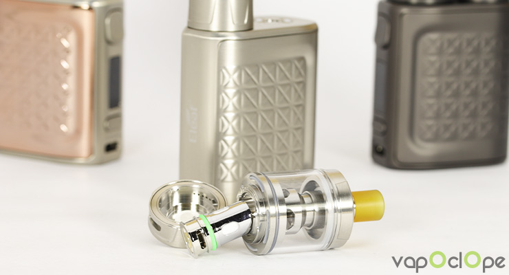 Le changement de résistance du clearomiseur GZeno S du kit iStick Pico 2 de chez Eleaf
