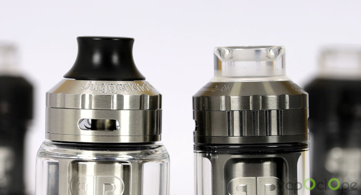 Les 2 drip tips du Juggerknot Mr