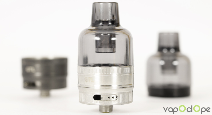 L'airflow réglable du clearomiseur GTL Pod Tank de chez Eleaf