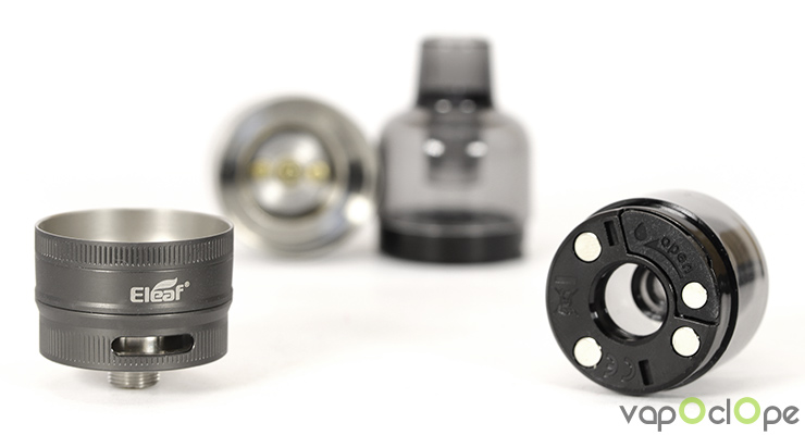La cartouche aimentée du clearomiseur GTL Pod Tank de chez Eleaf