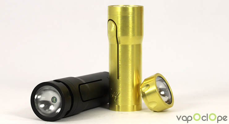 La prise lampe de poche du Mod Méca Limited Edition de chez QP Design
