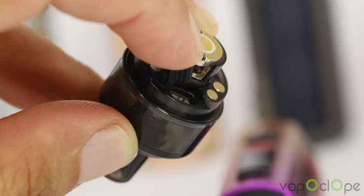 Pod Ursa Mini Lost Vape ouverture eliquide