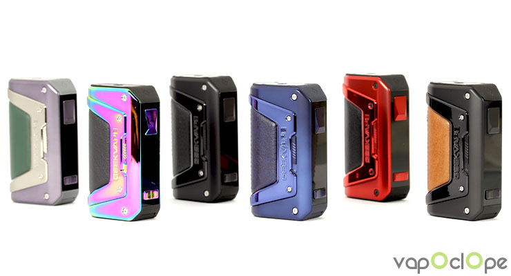 Les différents coloris de la box Aegis Legend 2 de chez Geek Vape