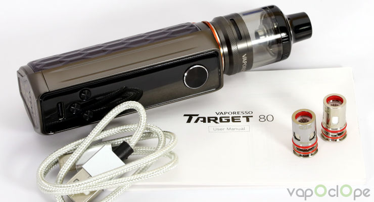 Kit Vaporesso Target 80 Le contenu du pack