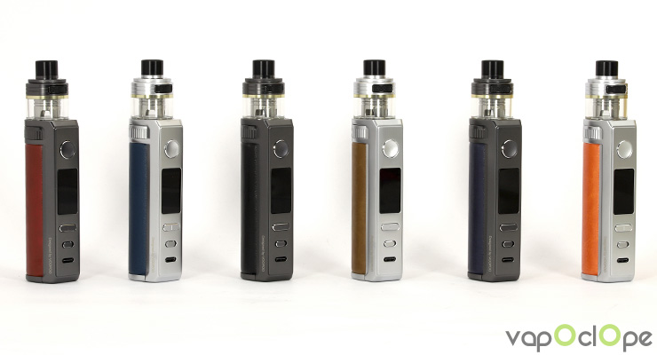 Les différents coloris du kit Drag X Pro de chez Voopoo
