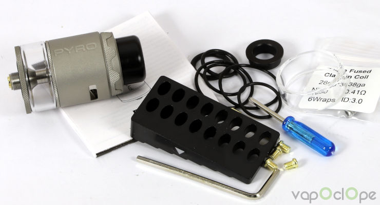 Atomiseur Pyro V4 Vandy Vape pack