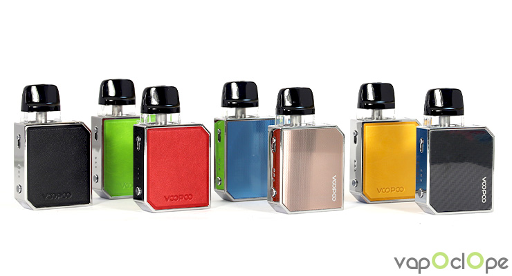 Les différents coloris du kit Drag Nano 2 de chez Voopoo