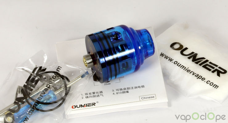 Le dripper Wasp Nano S Oumier pack