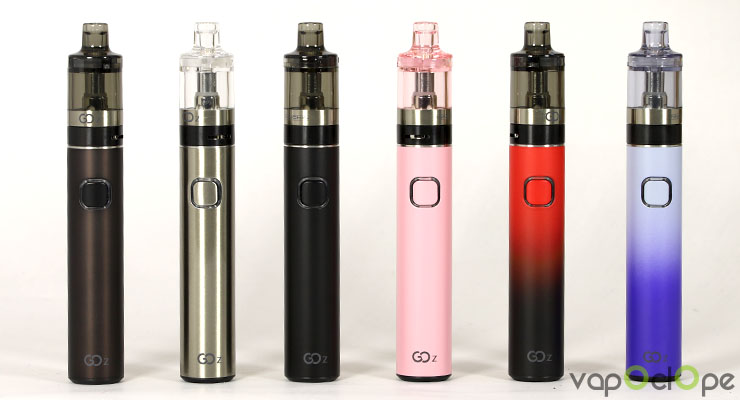 Les différents coloris du Kit GO Z de chez Innokin