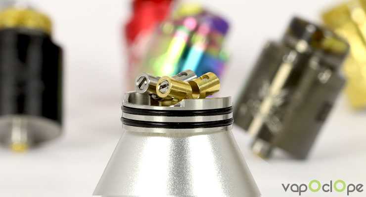 Le plateau de montage du Drippper Dead Rabbit de chez Hell Vape