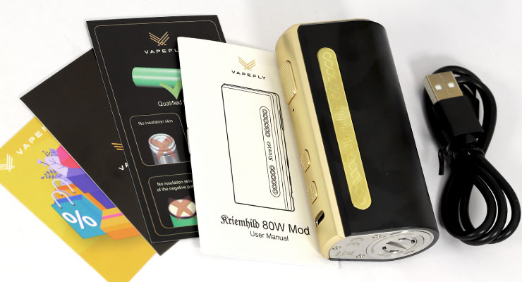Le contenu du kit de la Box Kriemhild 80 de chez Vapefly