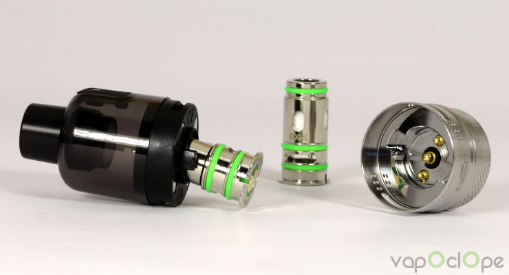 Clearomiseur Eleaf GX Tank le changement de résistance