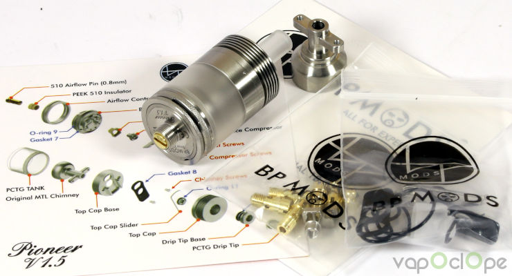 Atomiseur Pioneer V1.5 BP Mods Air main