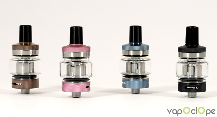 Les différents coloris de l'atomiseur iTank X de chez Vaporesso