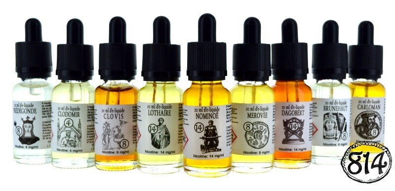 E-liquide 814 pour cigarette électronique en 20ml