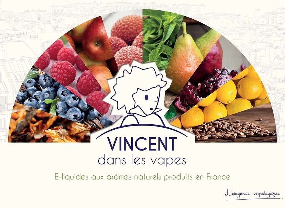 E-liquides aux arômes naturels vincent dans les vapes de VDLV