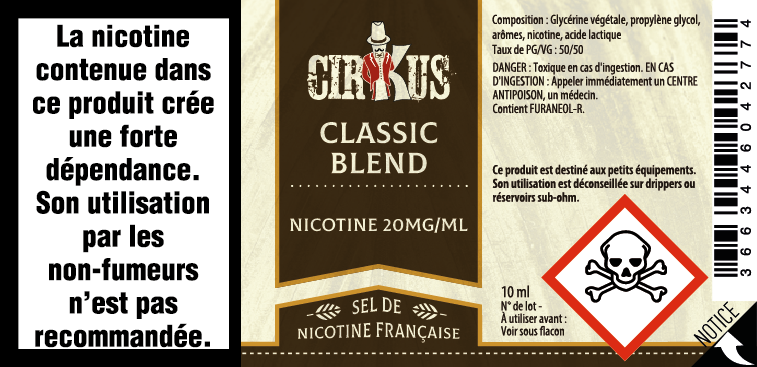 Classic Blend sels de nicotine Authentic Cirkus classic_blend_20mg.png