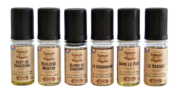 E Liquides Tabac blond et tabac brun Terroir et Vapeur