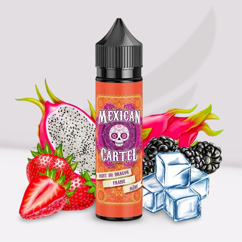Prêt à Booster Fruit du Dragon Fraise Mûre - Mexican Cartel