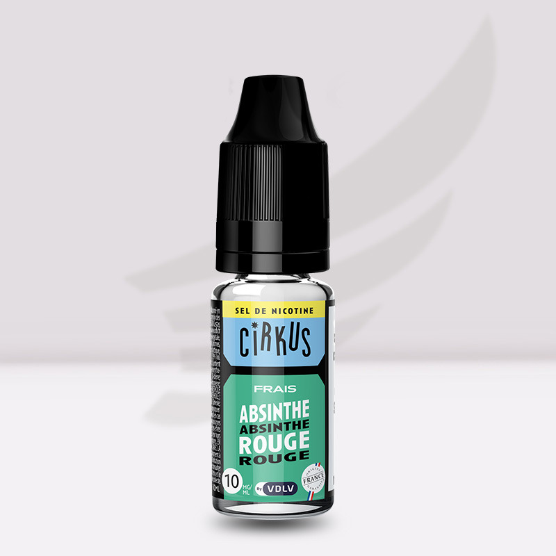 Absinthe Rouge sels de nicotine - Cirkus VDLV