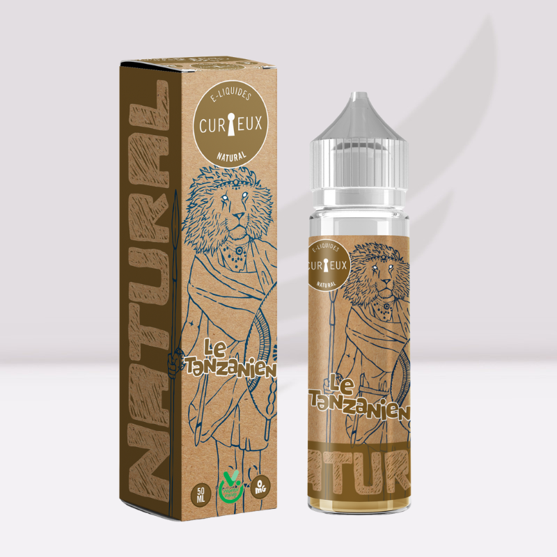 Le Tanzanien - 50ml - Natural - Curieux e-liquide Curieux E-liquides