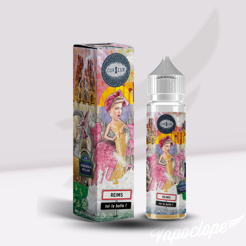 Reims-Toi la Bulle - 50ml - Hexagone - Curieux e-liquide Curieux E-liquides
