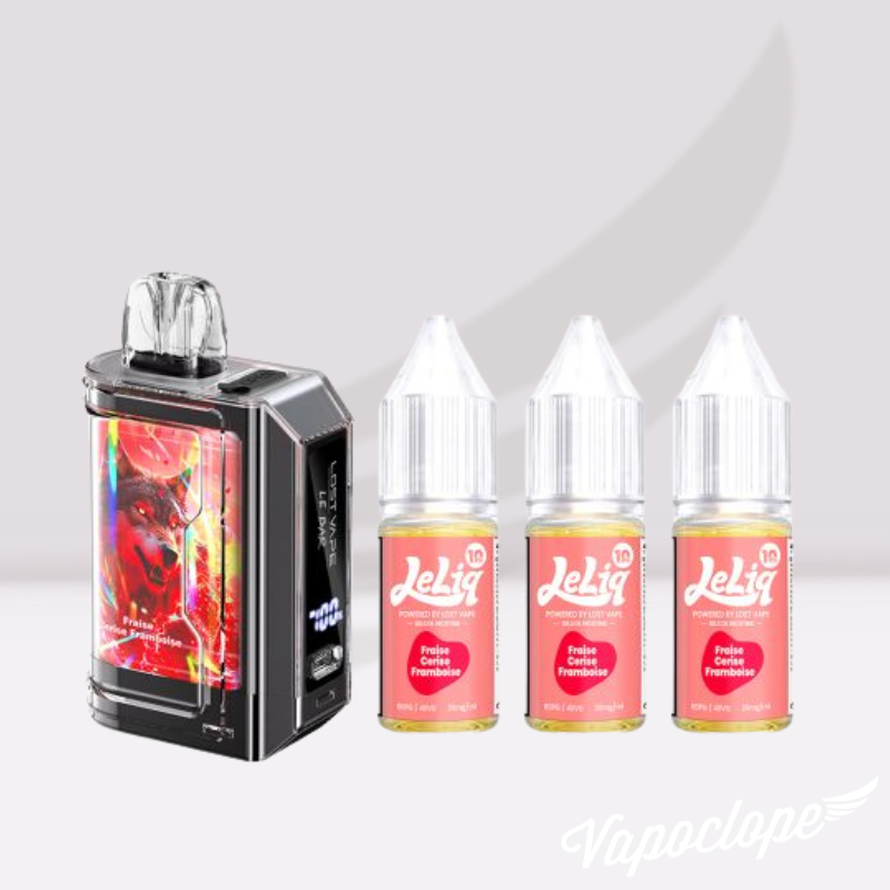 Kit puff 45K Fraise Cerise Framboise - Le Bar