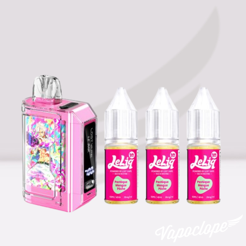 Kit puff 45K Pastèque Mangue Pêche - Le Bar