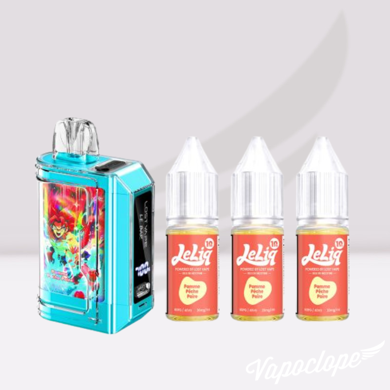 Kit puff 45K Pomme Pêche Poire - Le Bar