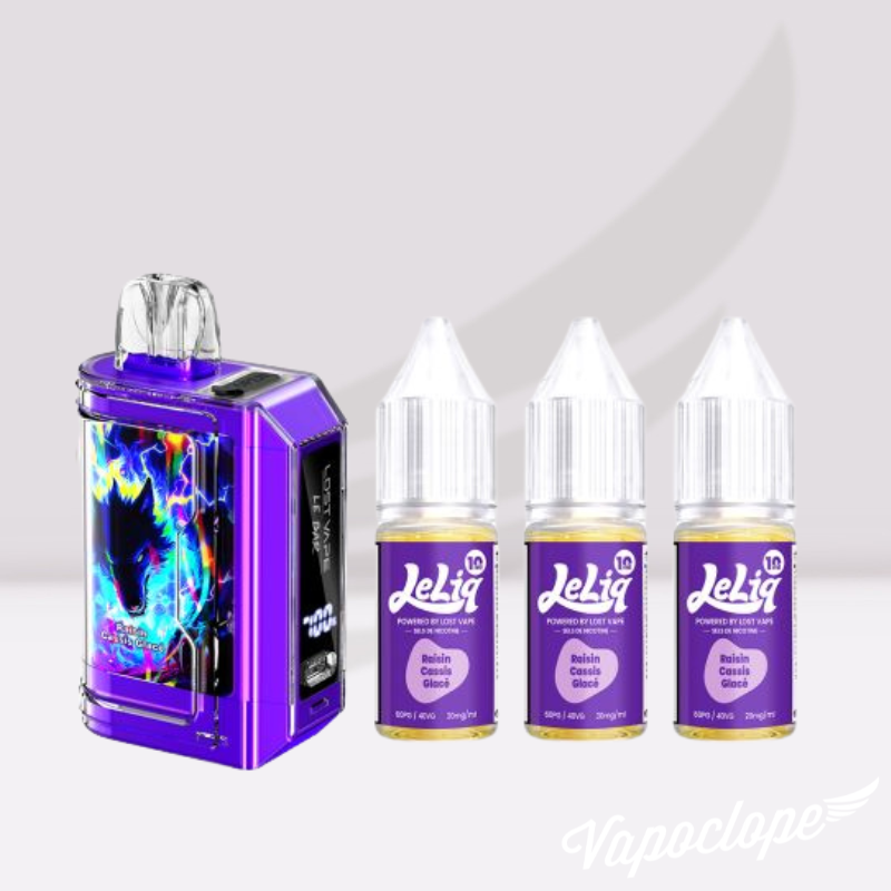 Kit puff 45K Raisin Cassis Glacé - Le Bar