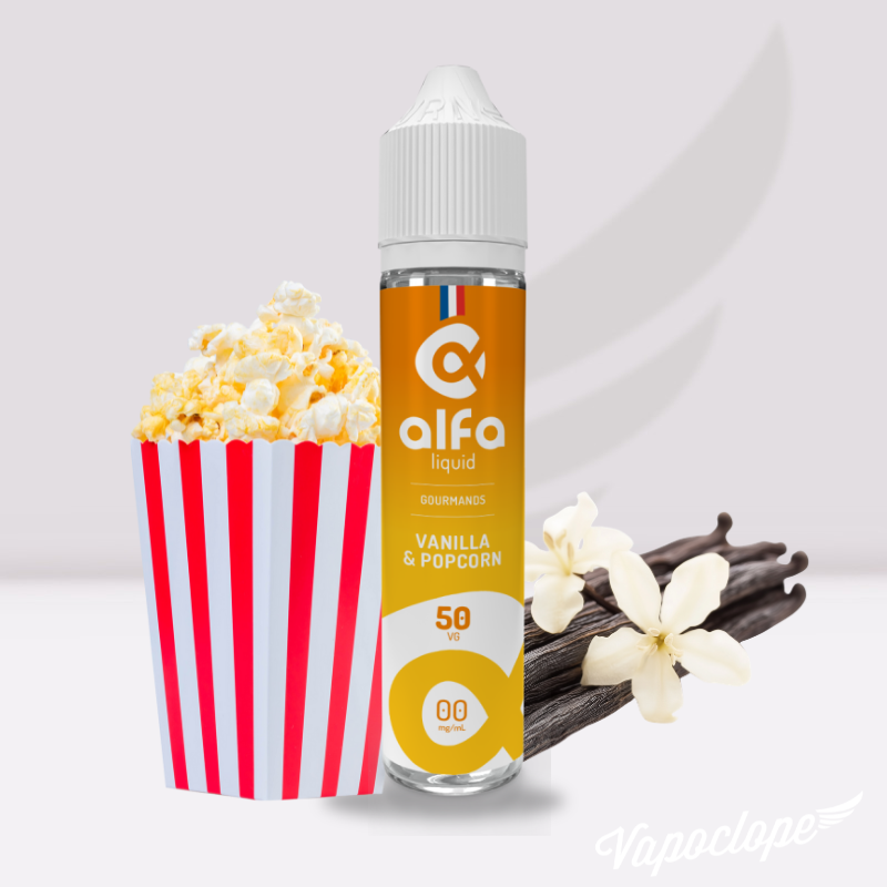 Vanilla & Pop Corn - 50ml - Alfaliquid Alfaliquid