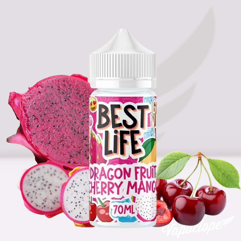 Dragon Fruit Cherry Mango - 70ml - Best Life Best Life E-Liquides