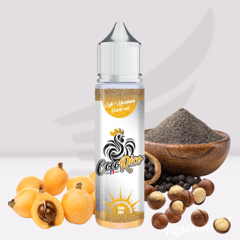 Nefle, Macadamia, Poivre noir - 50ml - Cocorico Buds Vape