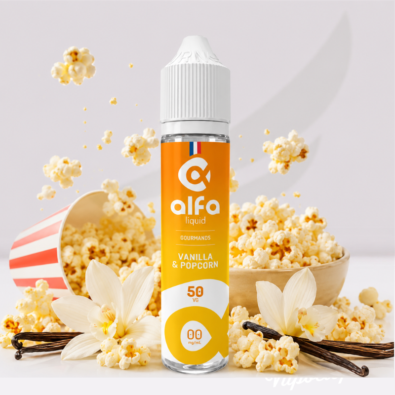 Vanilla & Pop Corn - 50ml - Alfaliquid Alfaliquid