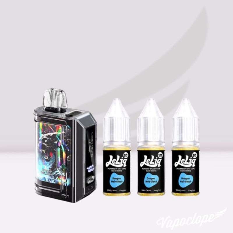 Kit puff 45K - Dragon Noir Glacé