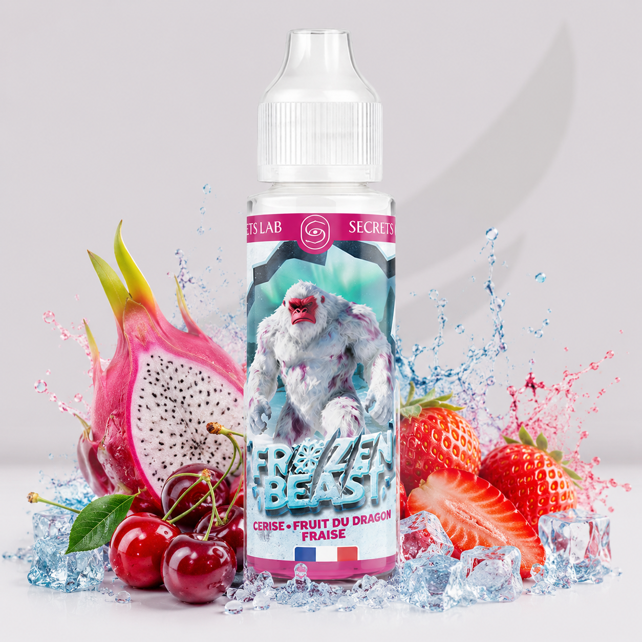 Cerise Fruit du Dragon Fraise 50ml - Frozen Beast - Secret's LAb Secret's LAb