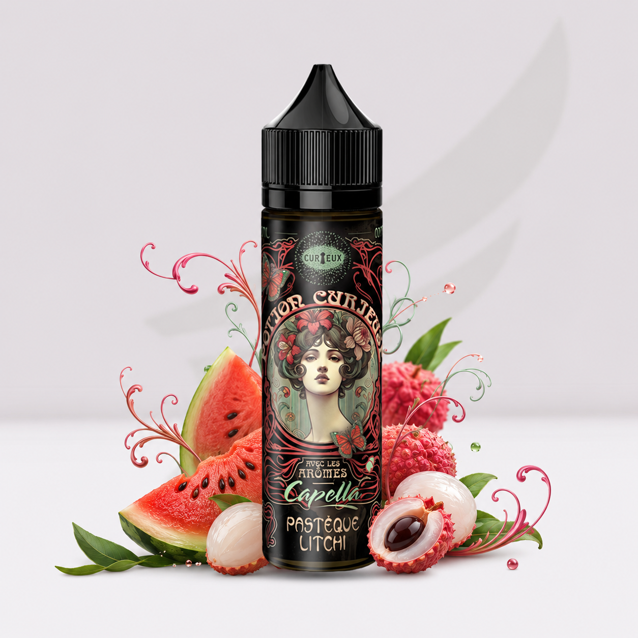 Pastèque Litchi - 50ml- Potions Curieuses Curieux E-liquides