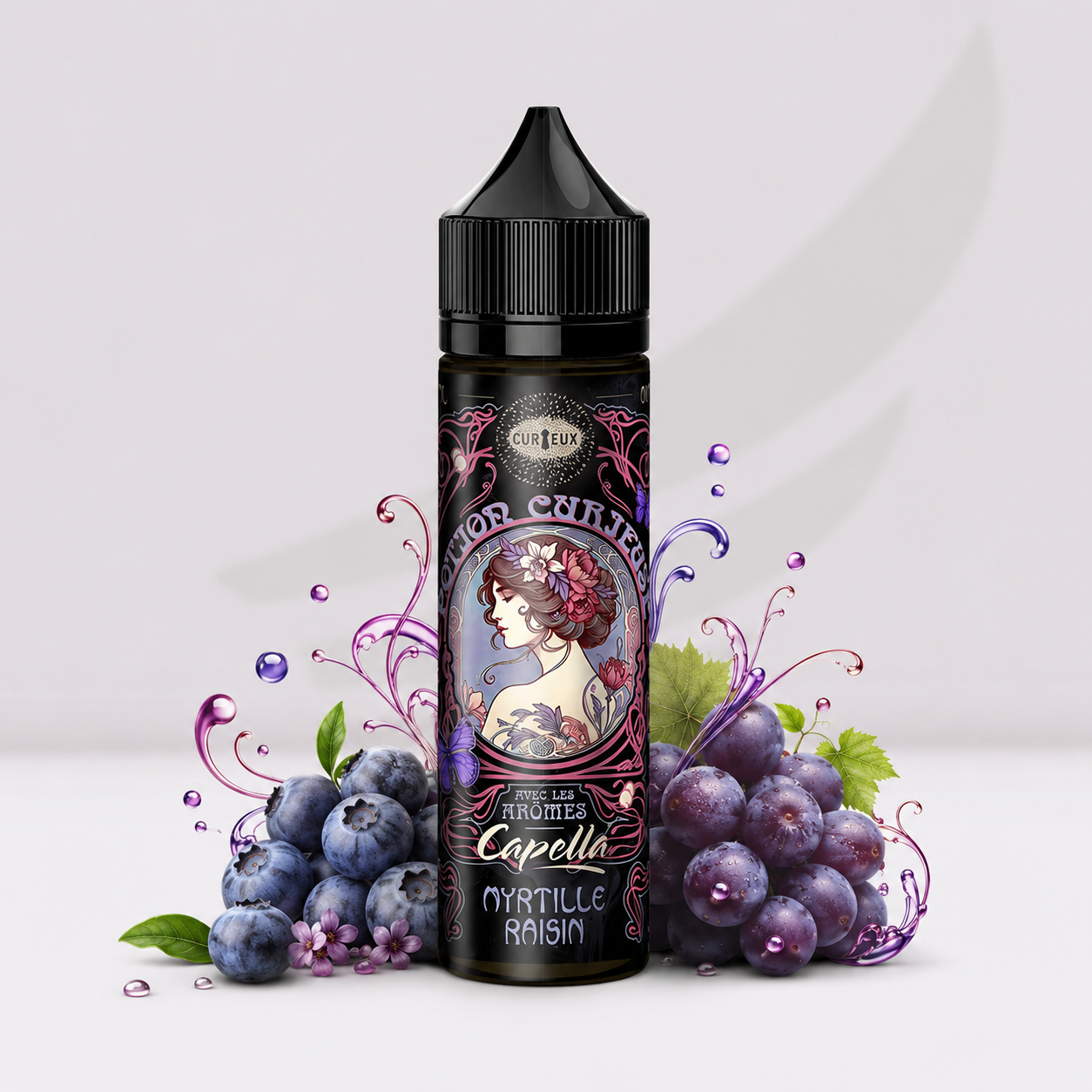 Myrtille Raisin - 50ml - Potions Curieuses Curieux E-liquides