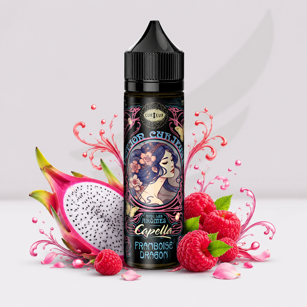 Framboise Dragon- 50ml - Potions Curieuses Curieux E-liquides